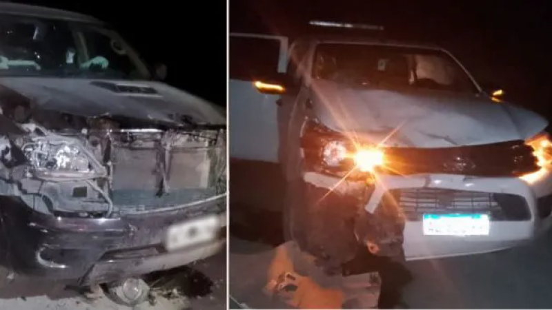Dos personas resultaron heridas tras un fuerte choque frontal en Malargüe